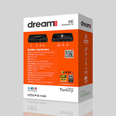 Dreamstar i1 16 GB 4K Android TV Box