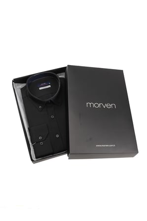 Slim Fit Düğmeli Yaka Oxford Kolay Ütülenebilir Pamuklu HEDİYE KUTULU Uzun Kollu Gömlek