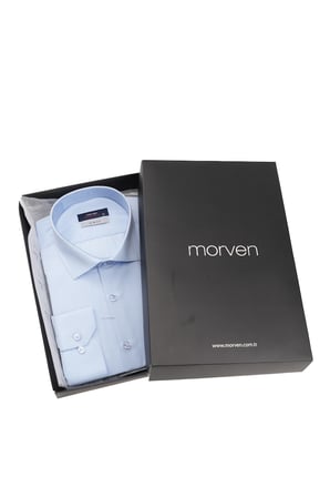 Slim Fit Düğmeli Yaka Oxford Kolay Ütülenebilir Pamuklu HEDİYE KUTULU Uzun Kollu Gömlek