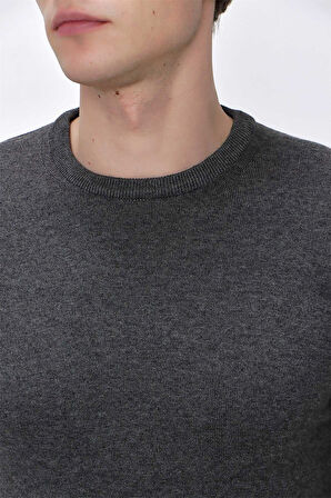 Basic Dinamik Fit Rahat Kesim Bisiklet Yaka Triko Kazak