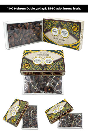 Mebrum Duble Medine Hurması 3kg -yeni Mahsul-türk Damak Tadına Uygun 8681506271768