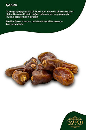 Medine Şakra Hurması 1kg Yeni Mahsul Yüksek Protein Değerli Yumuşak Yapılı 8681506271787