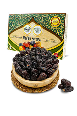 Mebrum Siyah Ula Amber Hurma 5kg -yeni Mahsül- Besin Değeri Yüksek Kabuklu Besleyici 86815062718003