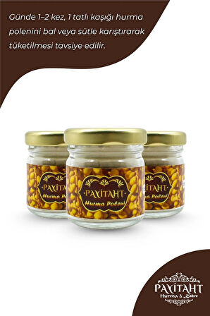 Katıksız Organik Medine Hurma Poleni 20g 5li Paket
