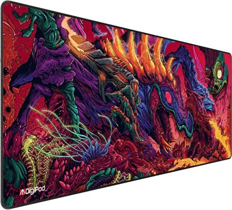 Digipod 90X40 XXL Büyük Kaymaz Taban Mouse Pad 4 mm Mousepad