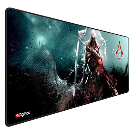 Digipod Gaming Mousepad Oyuncu Mouse pad 90X40 XXL Büyük Oyuncu Mouse Pad Kaymaz Taban  4mm Kalınlık