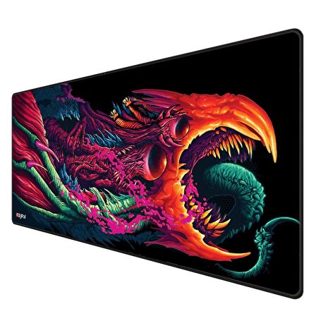 Digipod Gaming Mousepad Oyuncu Mouse pad 90X40 XXL Büyük Oyuncu Mouse Pad Kaymaz Taban  4mm Kalınlık