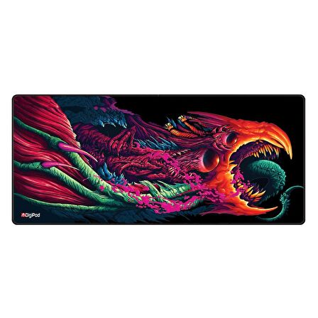 Digipod Gaming Mousepad Oyuncu Mouse pad 90X40 XXL Büyük Oyuncu Mouse Pad Kaymaz Taban  4mm Kalınlık