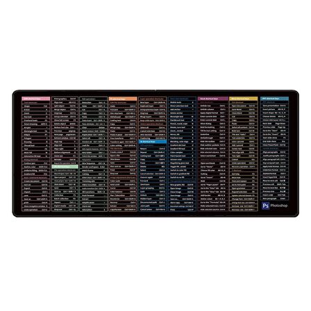 Digipod Gaming Mousepad Oyuncu Mouse pad 90X40 XXL Büyük Oyuncu Mouse Pad Kaymaz Taban  4mm Kalınlık