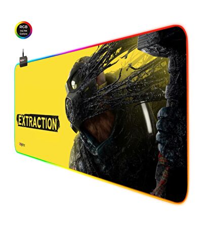 Digipod RGB Gaming Mousepad Oyuncu Mouse pad 90X40 XXL Büyük boy  4mm