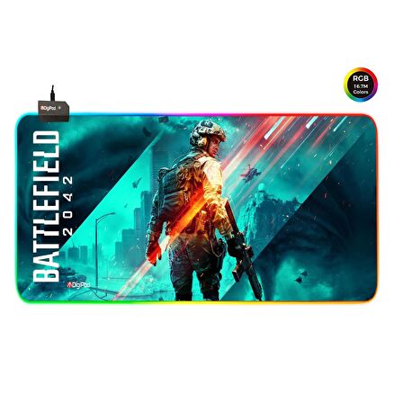 Digipod RGB Gaming Mousepad Oyuncu Mouse pad 90X40 XXL Büyük Oyuncu Mouse Pad Kaymaz Taban  4mm Kalı