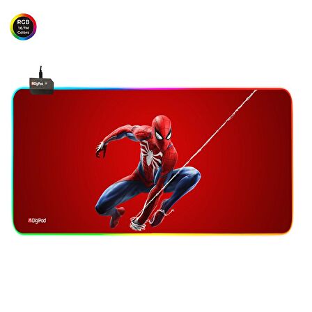 Digipod RGB Gaming Mousepad Oyuncu Mouse pad 90X40 XXL Büyük Oyuncu Mouse Pad Kaymaz Taban  4mm Kalı