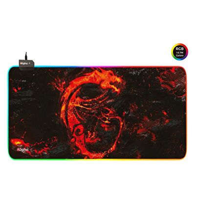 Digipod RGB Gaming Mousepad Oyuncu Mousepad 90X40 XXL Büyük Oyuncu Mousepad Kaymaz Taban 4mm Kalınlı