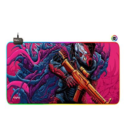 Digipod RGB Gaming Mousepad Oyuncu Mousepad 90X40 XXL Büyükboy 4mm Kalınlık