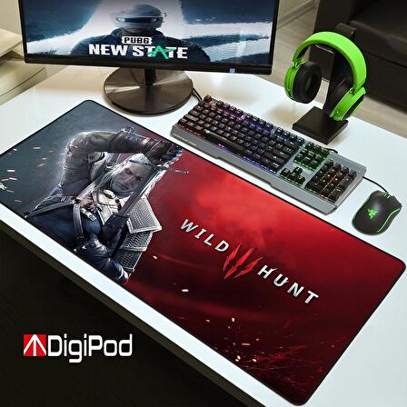  Digipod Gaming Mousepad Oyuncu Mouse pad 90X40 XXL Büyük Oyuncu Mousepad Kaymaz Taban 4mm