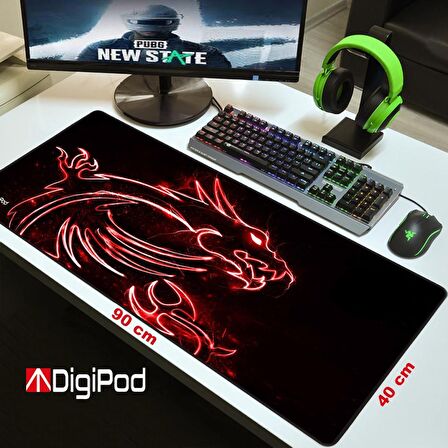  Digipod Gaming Mousepad Oyuncu Mouse pad 90X40 XXL Büyük Oyuncu Mousepad Kaymaz Taban 4mm