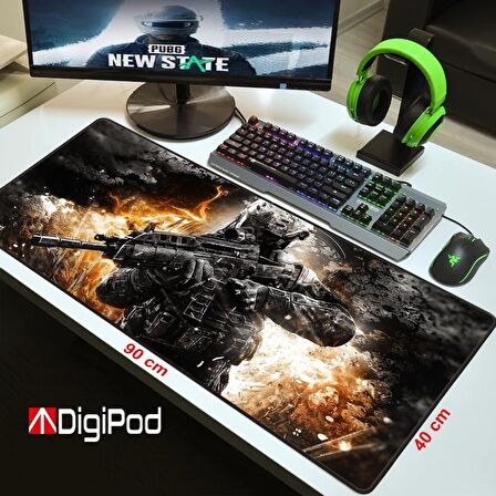  Digipod Gaming Mousepad Oyuncu Mouse pad 90X40 XXL Büyük Oyuncu Mousepad Kaymaz Taban 4mm