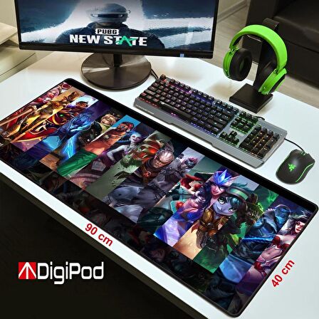  Digipod Gaming Mousepad Oyuncu Mouse pad 90X40 XXL Büyük Oyuncu Mousepad Kaymaz Taban 4mm