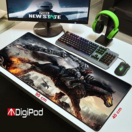  Digipod Gaming Mousepad Oyuncu Mouse pad 90X40 XXL Büyük Oyuncu Mousepad Kaymaz Taban 4mm