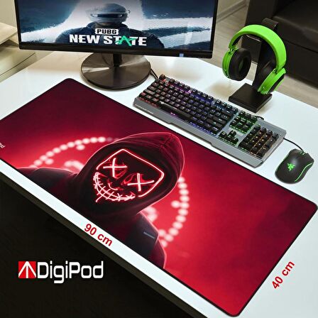  Digipod Gaming Mousepad Oyuncu Mouse pad 90X40 XXL Büyük Oyuncu Mousepad Kaymaz Taban 4mm