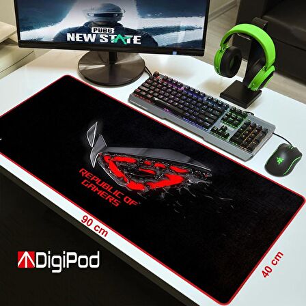  Digipod Gaming Mousepad Oyuncu Mouse pad 90X40 XXL Büyük Oyuncu Mousepad Kaymaz Taban 4mm