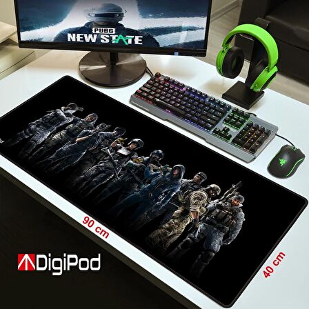  Digipod Gaming Mousepad Oyuncu Mouse pad 90X40 XXL Büyük Oyuncu Mousepad Kaymaz Taban 4mm