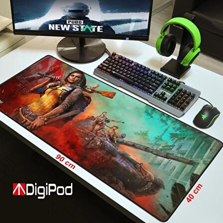  Digipod Gaming Mousepad Oyuncu Mouse pad 90X40 XXL Büyük Oyuncu Mousepad Kaymaz Taban 4mm Kalınlık