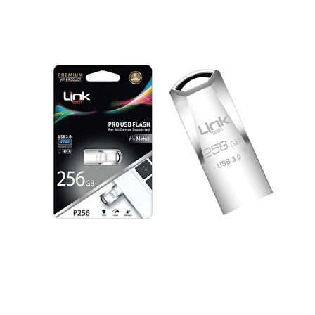 Linktech P256 Pro Premium 256GB Metal USB Bellek 100MB/s