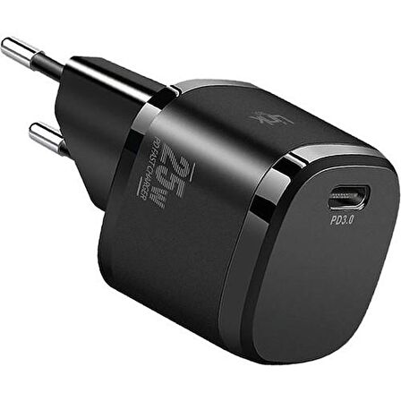 Linktech G826 Type-C 25 Watt Hızlı Şarj Aleti Siyah