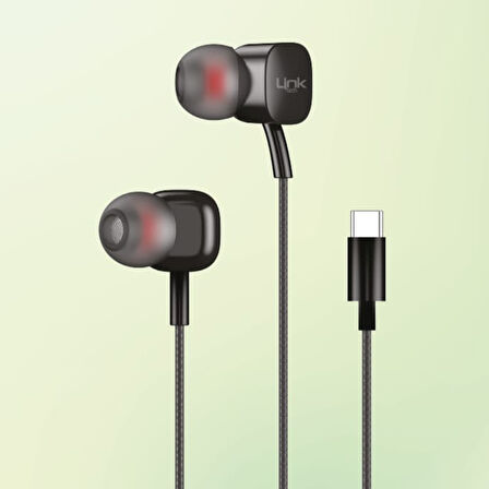 H16 Kulak İçi Kablolu Type-c Mikrofonlu Kulaklık
