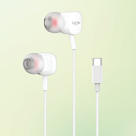 H16 Kulak İçi Kablolu Type-c Mikrofonlu Kulaklık