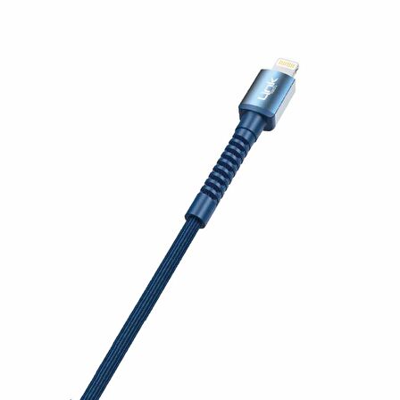 LinkTech K599 Type-C/Lightning Data/Şarj Kablosu PD 27W 3A 1mt