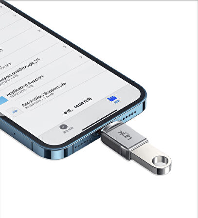 LinkTech O198 USB - iPh Lightning OTG Dönüştürücü Çevirici Metal Adaptör