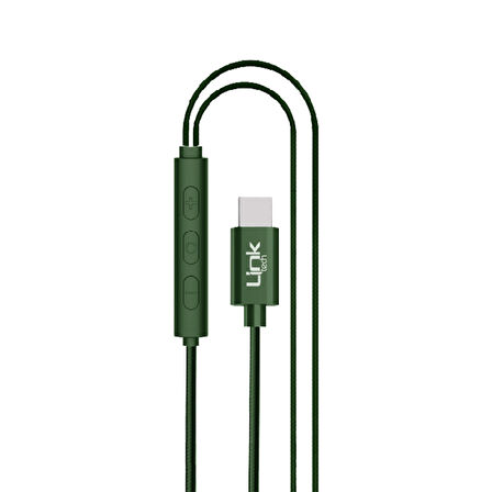 LinkTech H72 Ekstra Bass Type-C Kulak İçi Kablolu Kulaklık