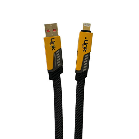 Linktech K474 Mecha Style 4in1 USB + Type-C + Lightning 100W Şarj Kablosu