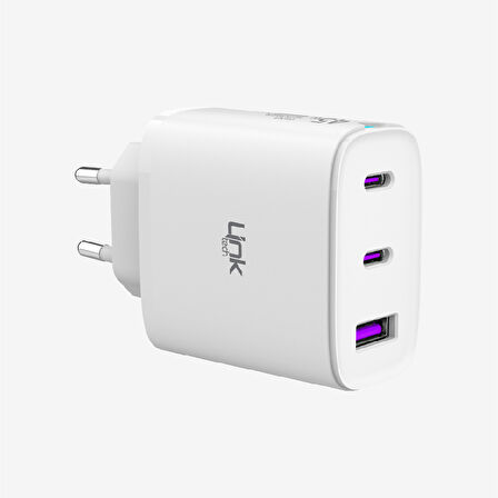 C317 Strong GaN 3 Ports 45W Fast Charger Adapter
