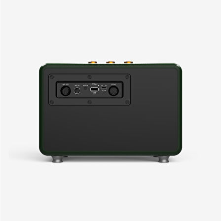 M407 Premium Çift Mikrofonlu 50W Retro Bluetooth Radyo Hoparlör