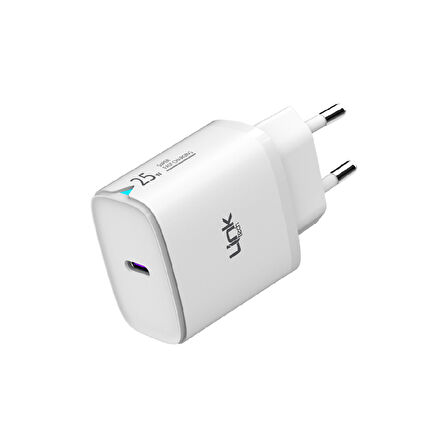 LinkTech C311 25W PD Type-C to Type-C Kablolu Şarj Aleti Set Beyaz