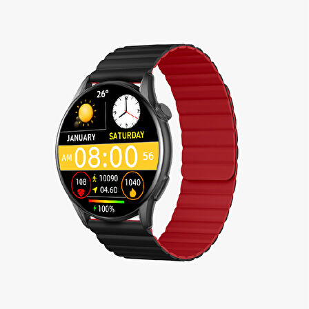 S104 Premium Amoled LT Watch KVK GARANTİLİ Akıllı Saat
