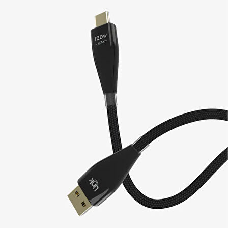 K691 Safe 1200mm 120W USB-A → Tip-C Turbo Şarj Ve Data Kablosu