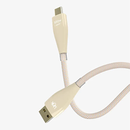 K691 Safe 1200mm 120W USB-A → Tip-C Turbo Şarj Ve Data Kablosu