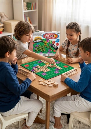 Wordx Ahşap Kelime Oyunu 102 parça