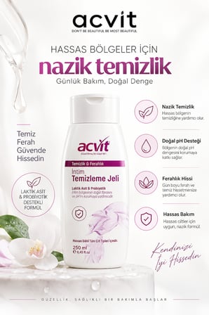 İntim Temizleme Jeli – 250 ML