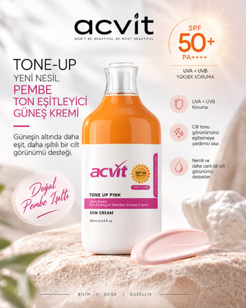 Yeni Nesil Pembe Ton Eşitleyici Güneş Kremi SPF 50+ PA++++ 100 ML