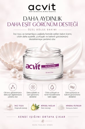 Acvit Özel Bölge Beyazlaştırıcı ve Aydınlatıcı Krem - 50 ml
