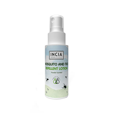 INCIA Pudra Kokulu Sivrisinek ve Kene Kovucu Losyon 50ml