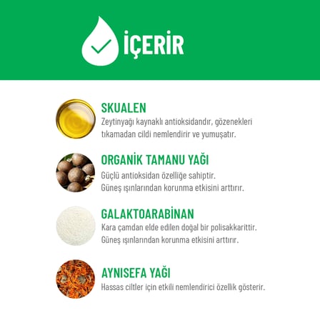 Siveno %100 Doğal ve Organik Tamanu Yağlı Güneş Losyonu Mineral Filtreli Tüm Aile Için 50 Spf 100 ml