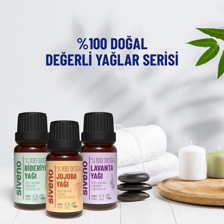 Siveno %100 Doğal Jojoba Yağı Soğuk Sıkım 10 ml