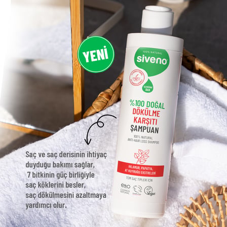 Siveno  Şampuan 7 Değerli Bitki Yoğun Besleyici Ve Dolgunlaştırıcı Dökülme Karşıtı 225 Ml