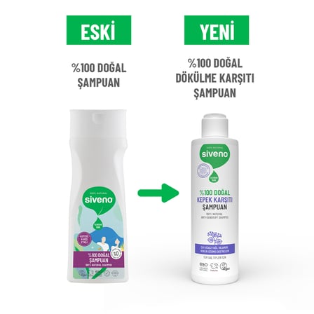 Siveno %100 Doğal Kepeğe Karşı Etkili Şampuan Yağlı Saçlar İçin Çay Ağacı Özlü 225 ml
